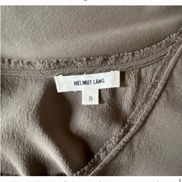 Helmut Lang Silk Asymmetrical Top - Picture 5 of 6